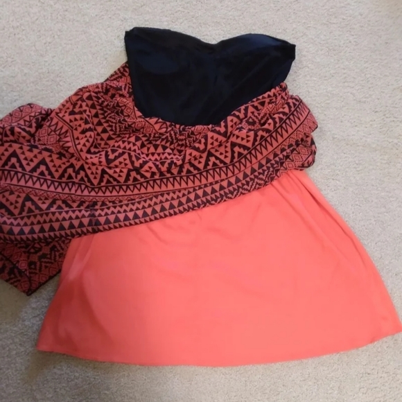 Velvet Room Strapless Maxi Dress Women's Size Small - Picture 3 of 10